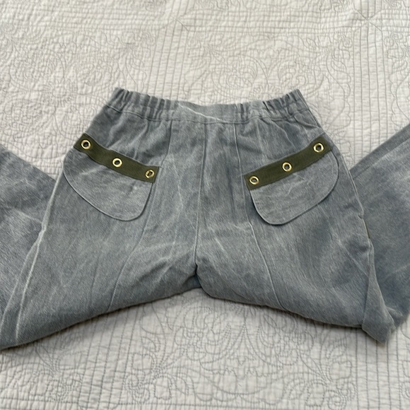 Vera Cristina New York Vintage Gray Denim Jeans Size 6 - Picture 8 of 12